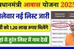 PM Awas yojana district wise list